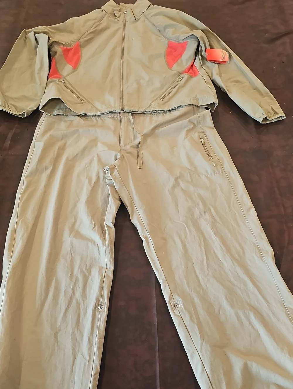 D Tan And Pink Danskin Now Track Suit Size Xxl